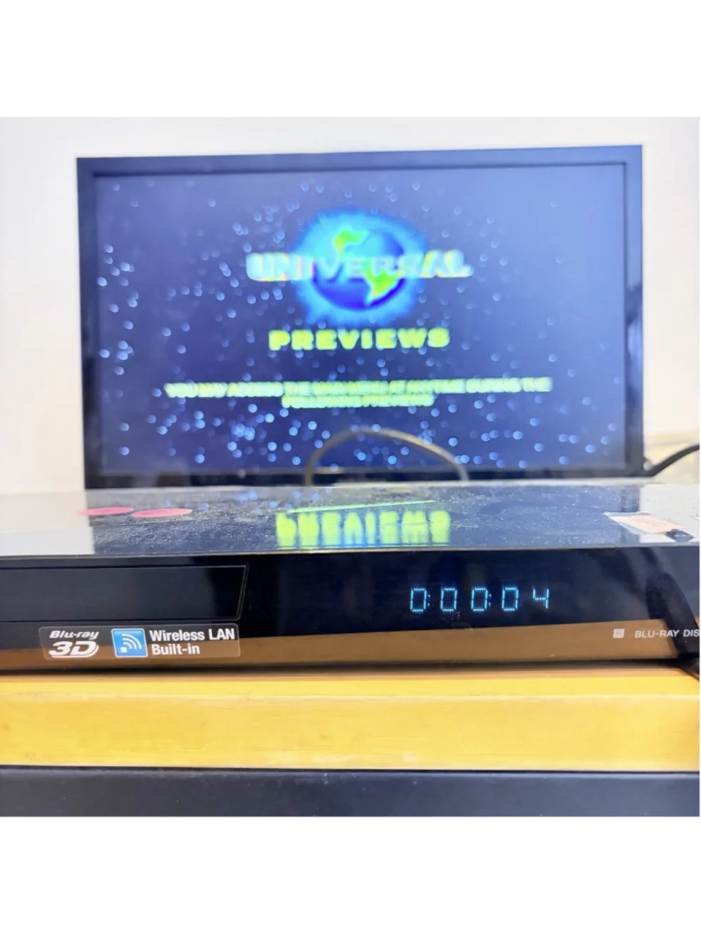 Sony BDP-S5100 3D Smart BluRay DVD Player with Remote Tested Working